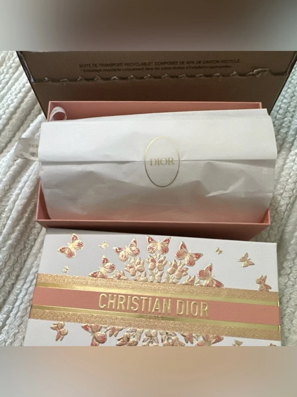 Exclusive Limited Edition Dior Butterflies GiftBoxFiller,Card,bag🦋🌸